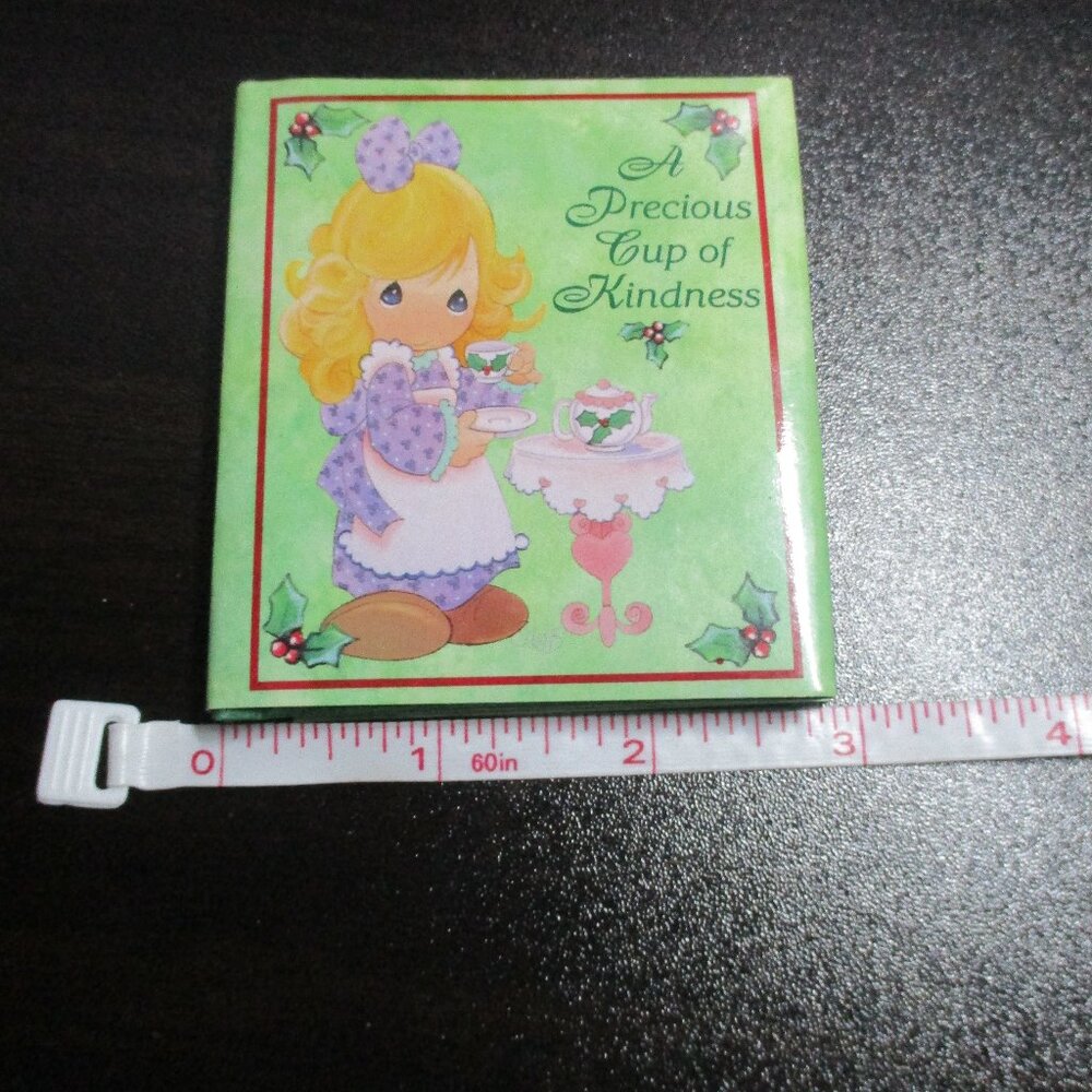 Vintage 1995 A Precious Cup of Kindness 3" x 3" book with cover